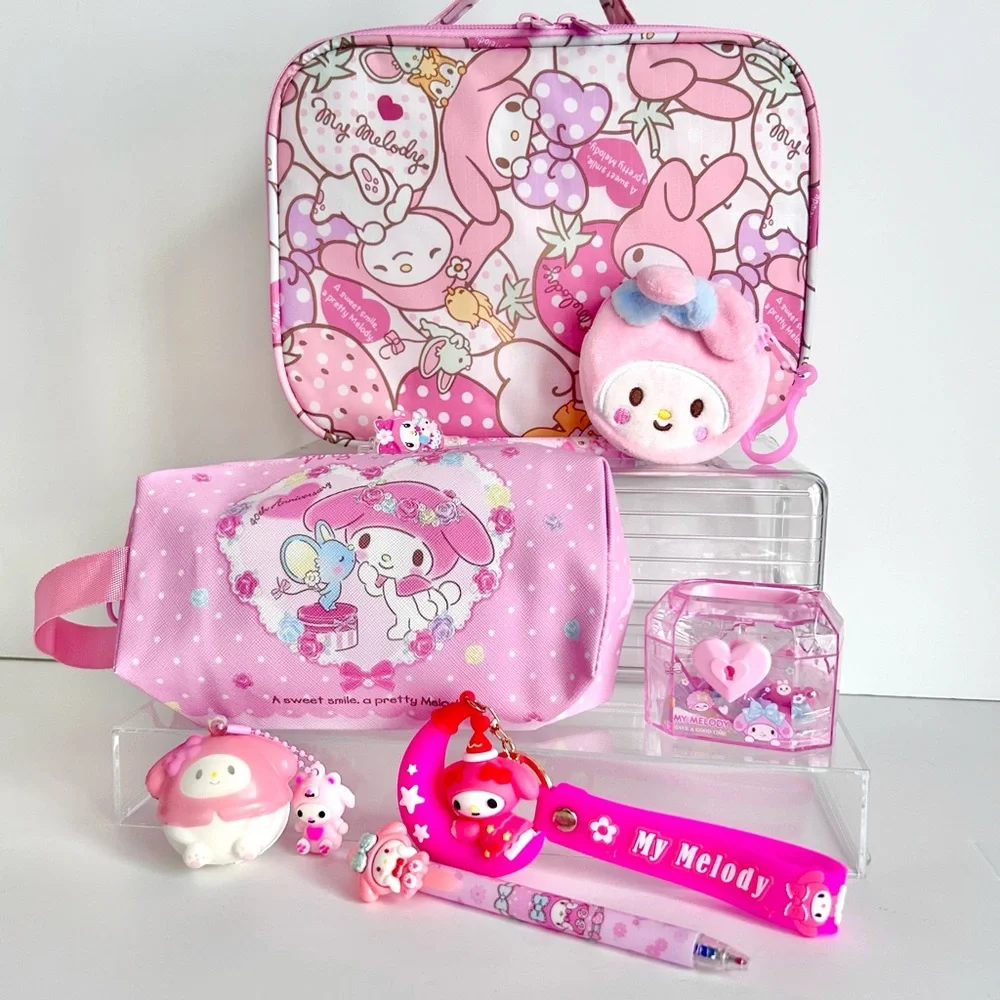 💝(MY328) My Melody Adorable 7-Piece Beauty Case Bundle!